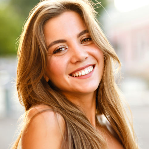 smiling woman