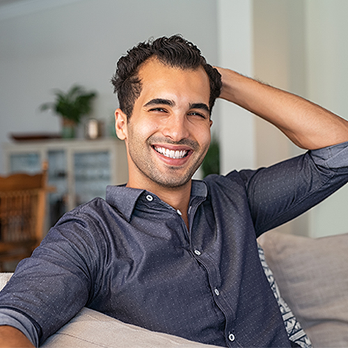 Indian guy smiling